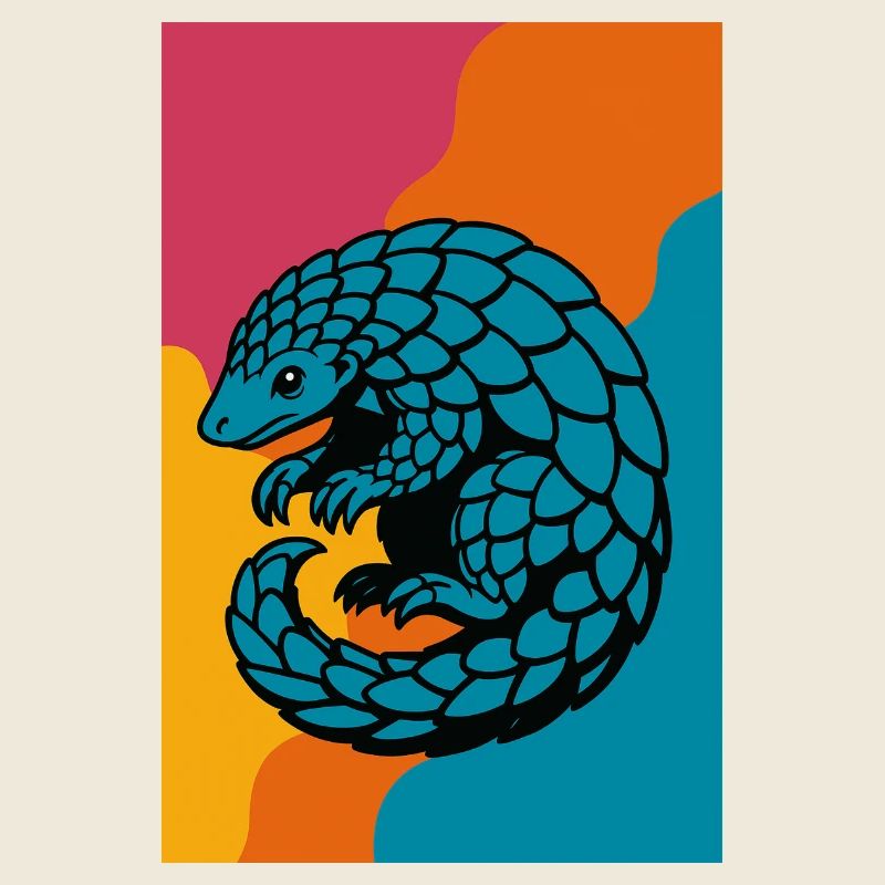 Pangolin Pop Art