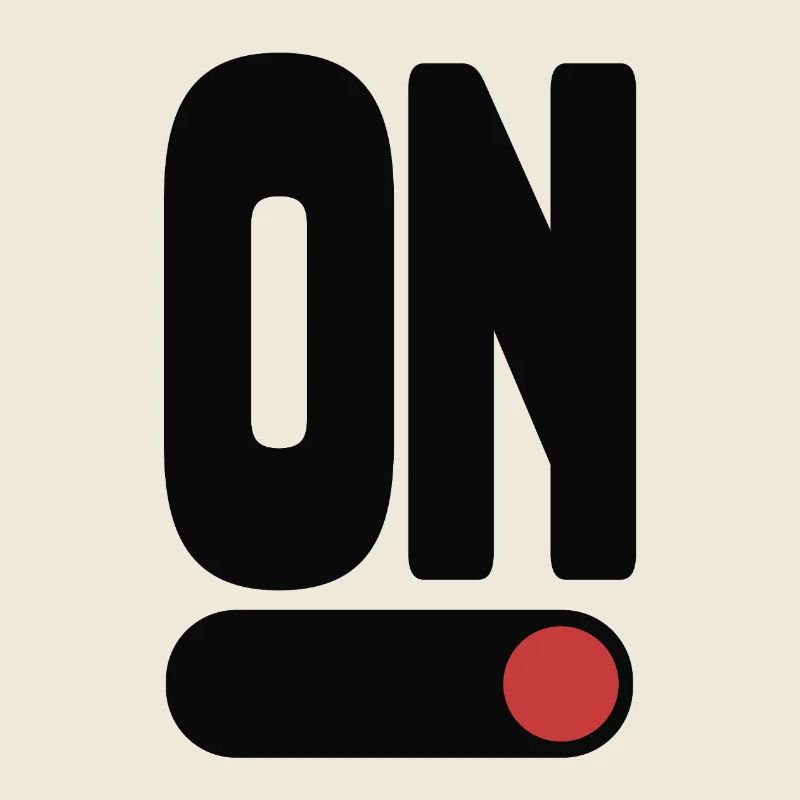 T-shirt ON Power Statement Typography