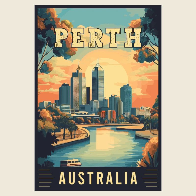 Entdecken Sie City by the Swan River Perth in Australien