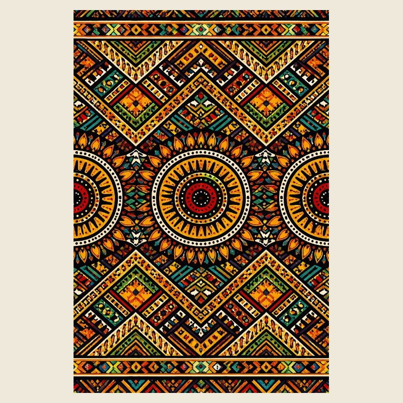 Tribal Mandala Geometric Pattern