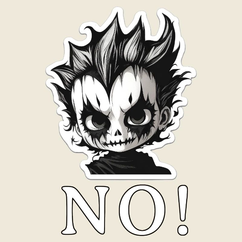 Mohawk Punk Skull NON - NON