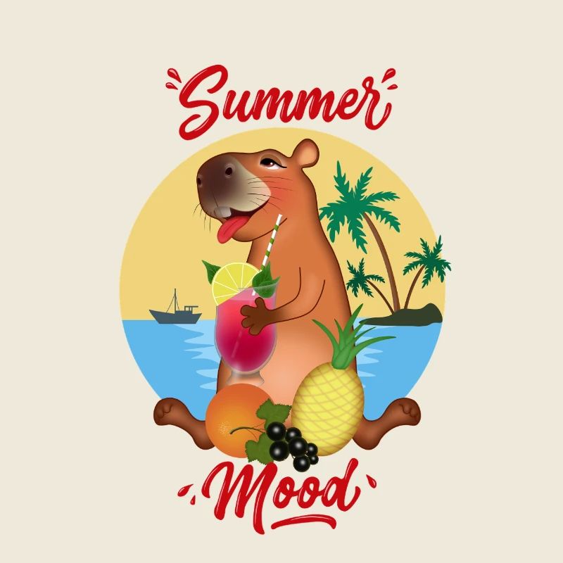 Capybara im Urlaub
