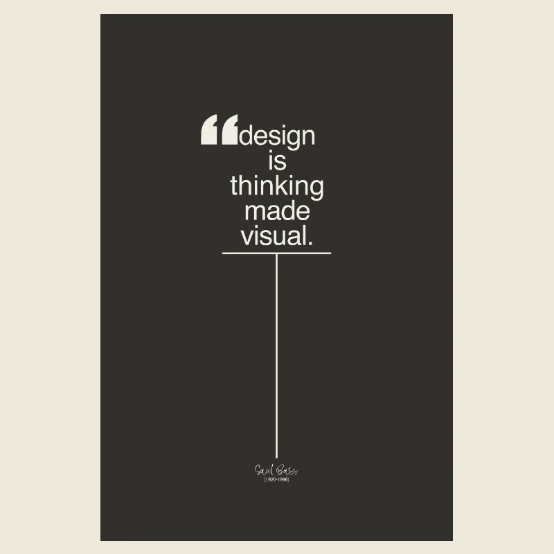 Affiche visuelle Design is Thinking Made Visual