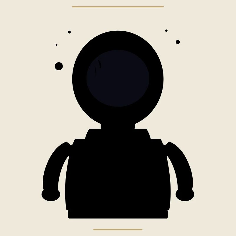 Lune Noire Minimaliste