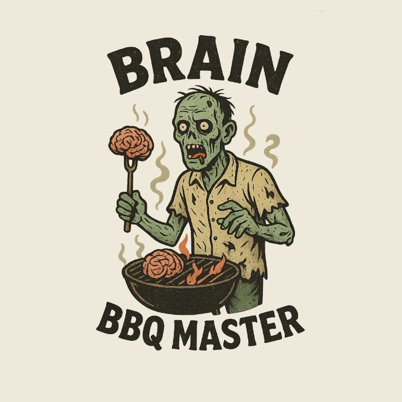 Zombie Grillmeister Gehirn-BBQ