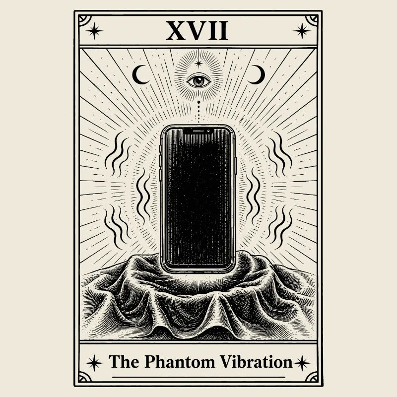 Phantom-Vibration | Tarotkarte Alltag