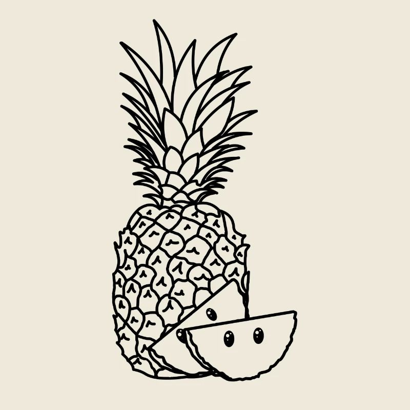 Ananas heureux