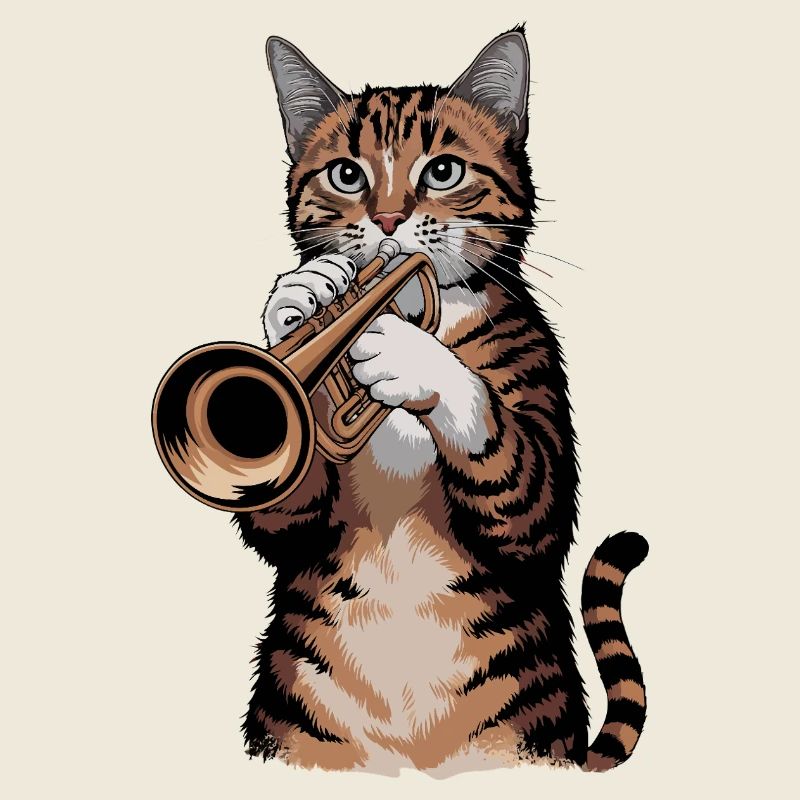 Chat trompette