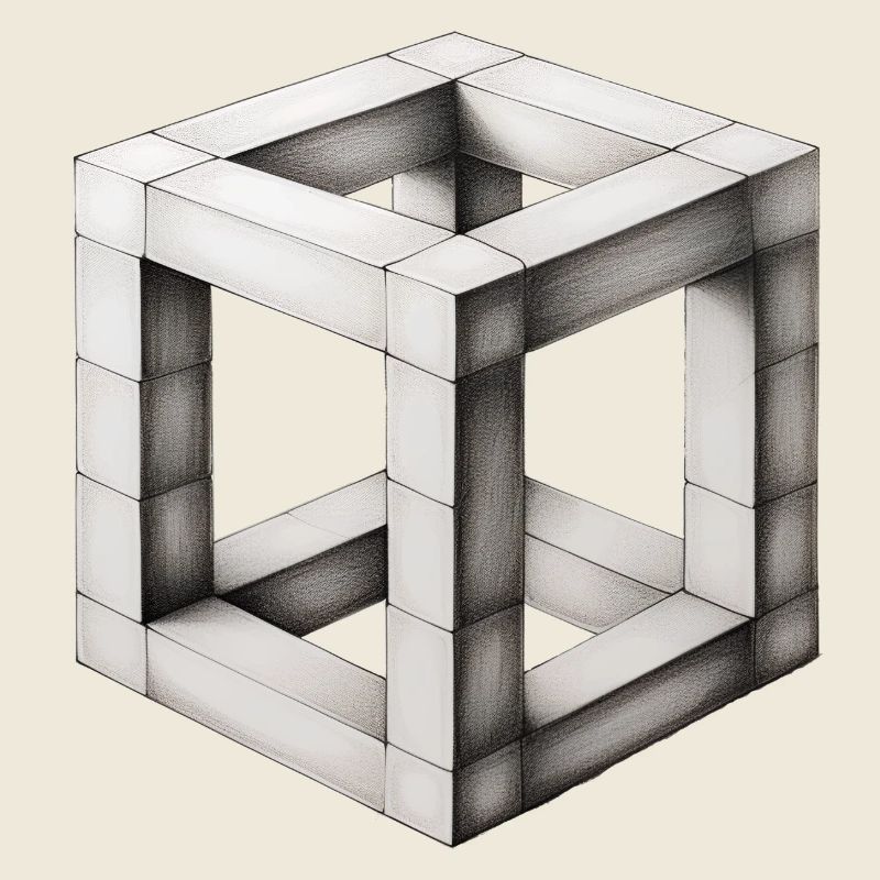 Wooden cubes