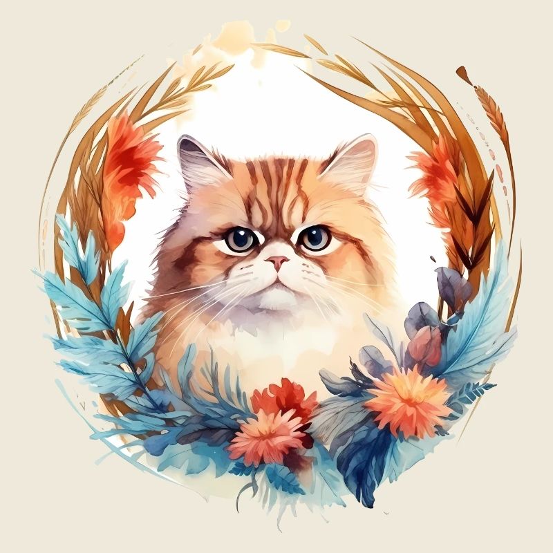Chat exotique à poil court Style Boho, chats d’amour