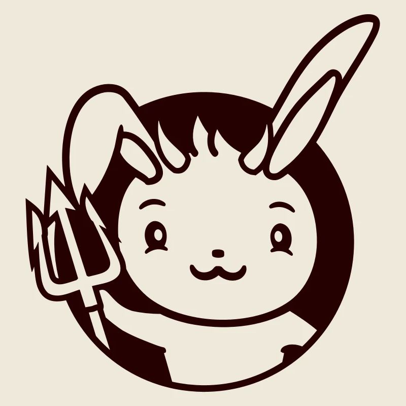 Bunny Devil Démon Mal Satan Enfer Trident Costume