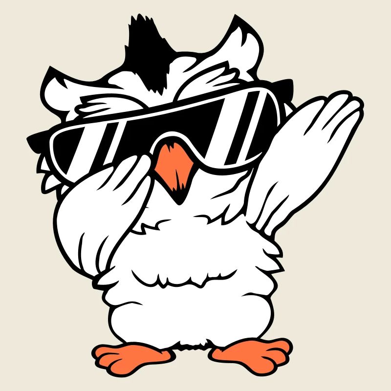 Eule Dabbing Dab Dance Pose Geste Sonnenbrille süß