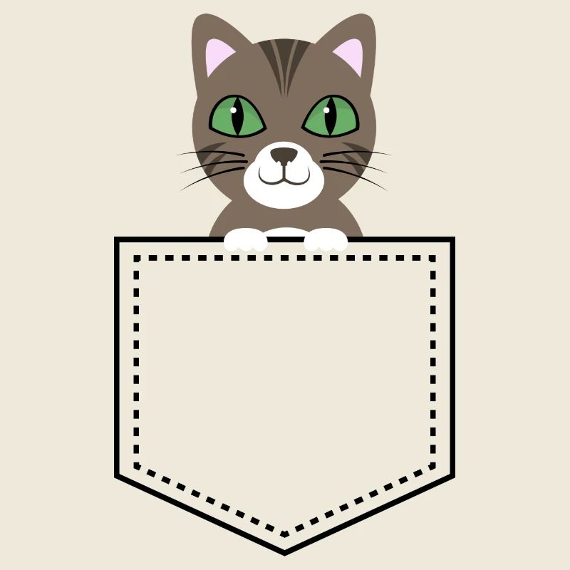 Taschentier chat maquereau brun