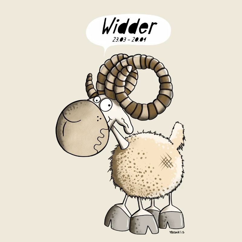Lustiger Wilder Widder I Sternzeichen Geschenk