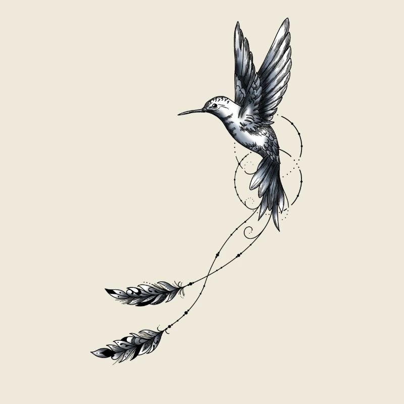 hummingbird feathers geometry