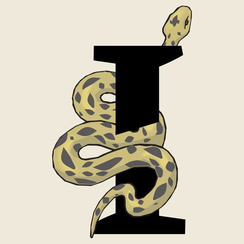 Letter i snake