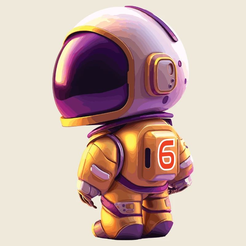 Space Kid Young Astronaut Birthday Six