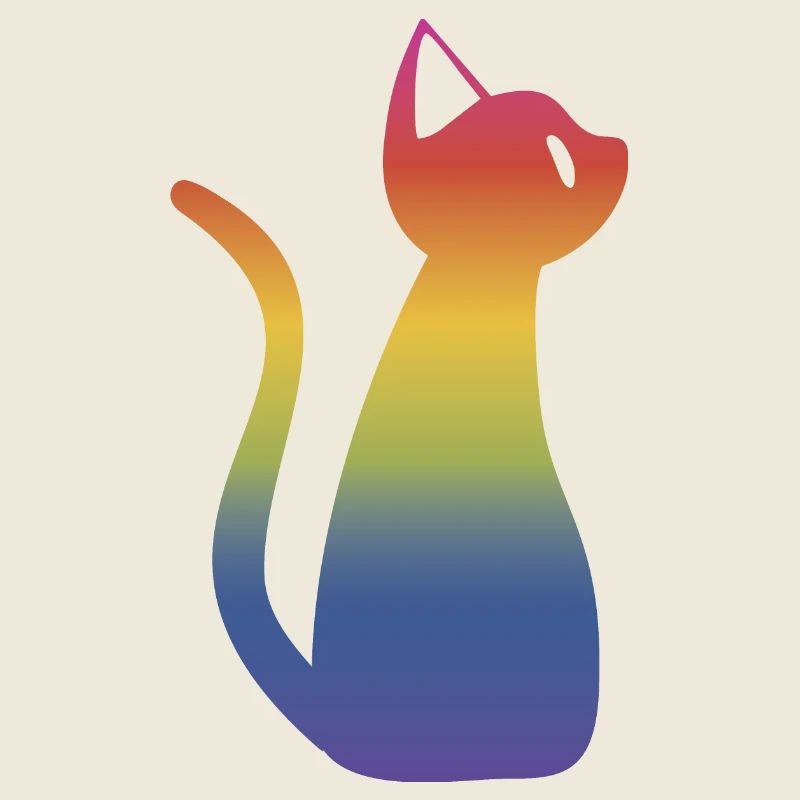 Regenbogen Katze