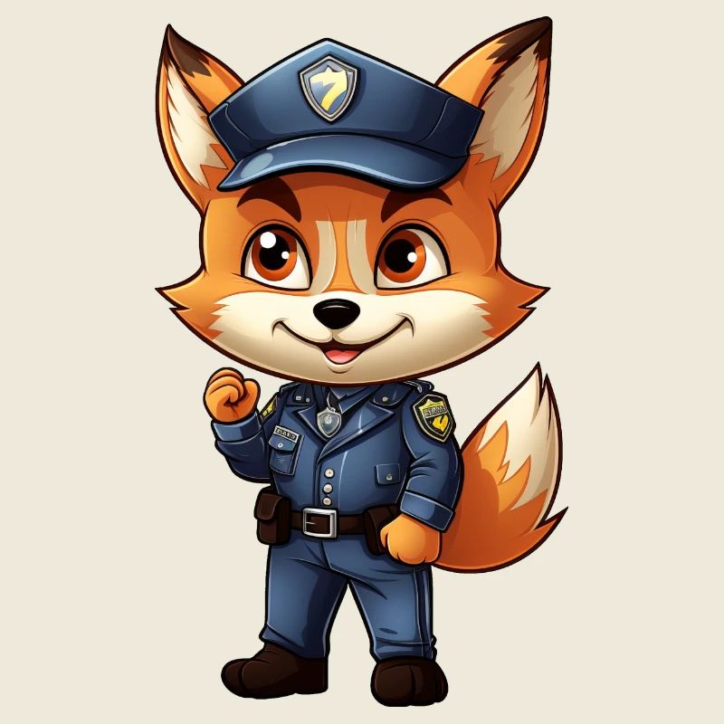 Fuchs Polizei