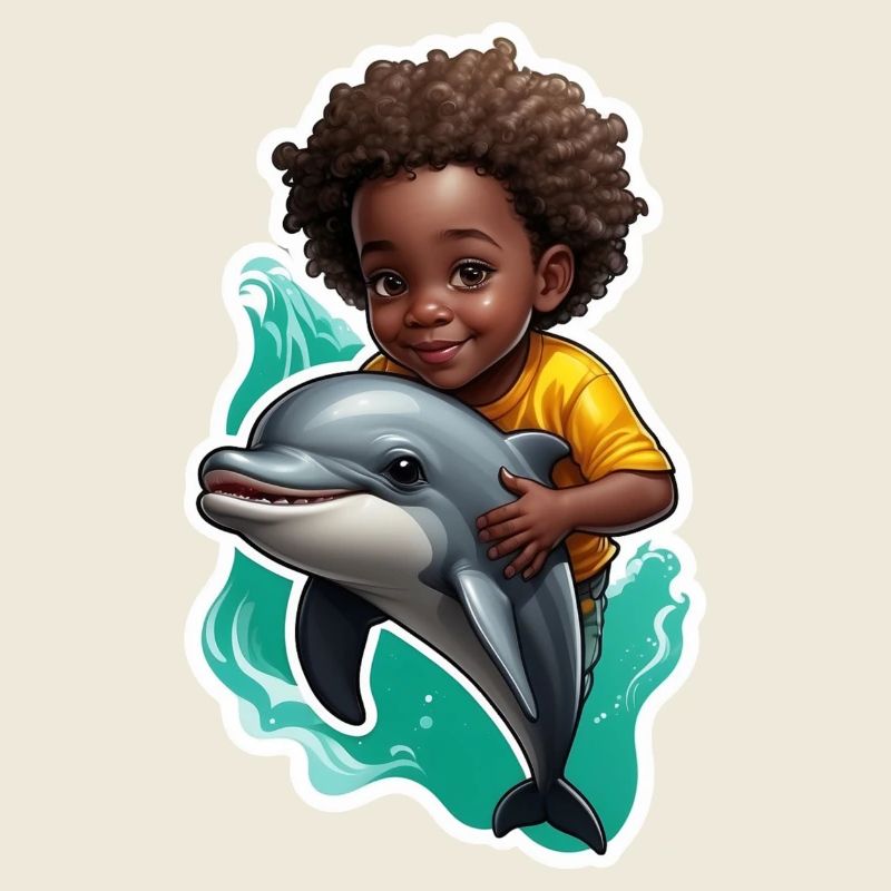 Kid Dolphins Dolphin amant idée cadeau