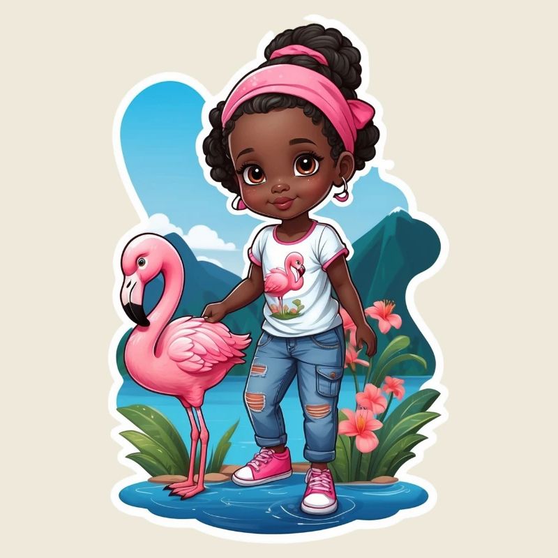 Flamingo gift idea for children