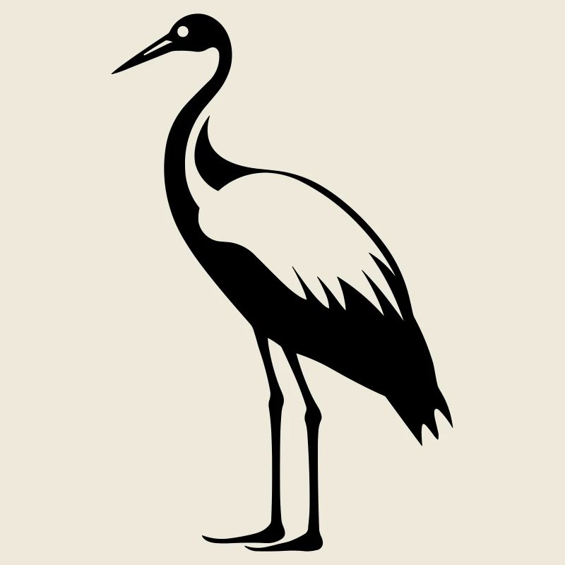 Simple petite cigogne