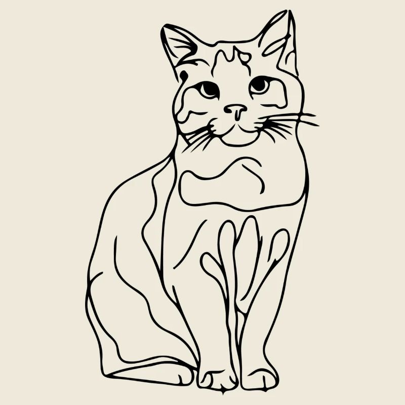 Cat_ dessin au trait
