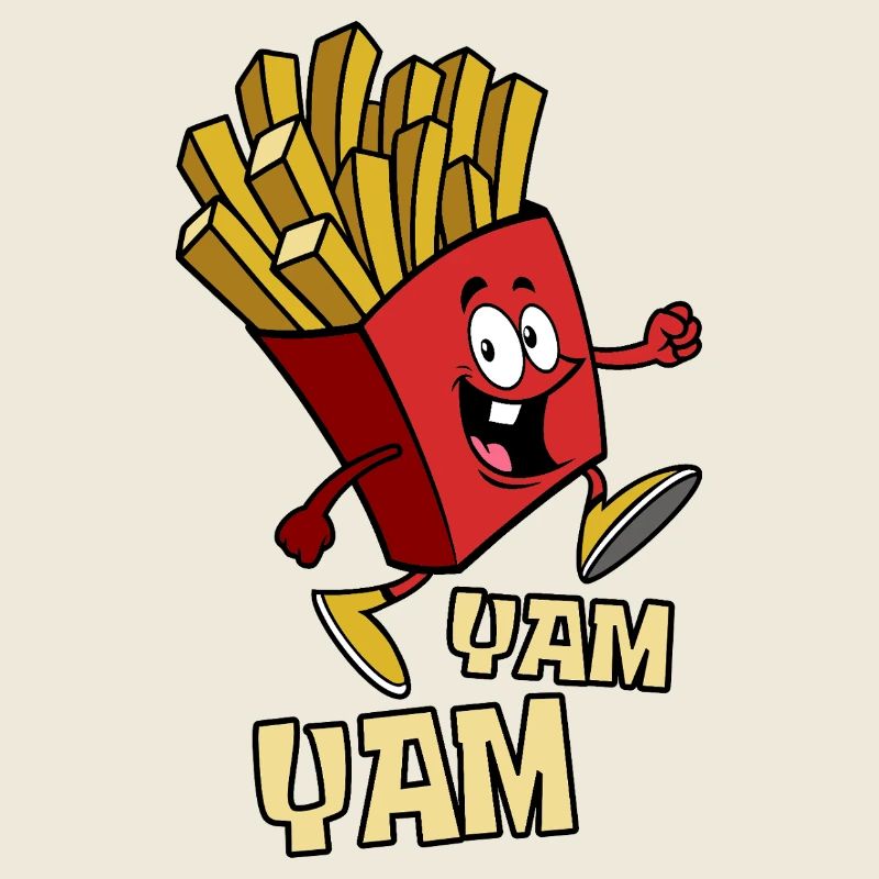 Frites igname, igname - restauration rapide - cadeau