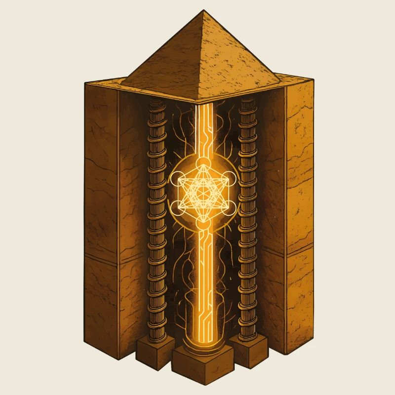 Pyramide de Khéphren | Art du réacteur d’énergie sacrée
