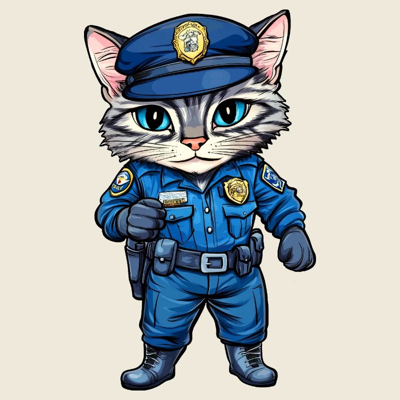 Polizei Katze