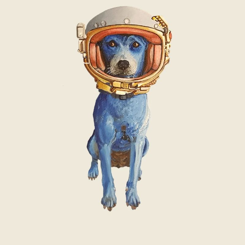 Laly Blue Astronaute en Casque Spatiale