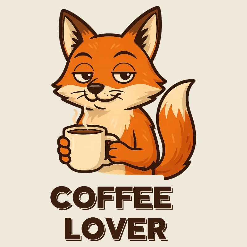 Kaffeeliebender Fuchs