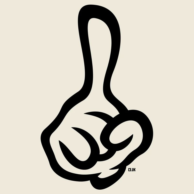 Index levé (doigt / main droite / 1C)