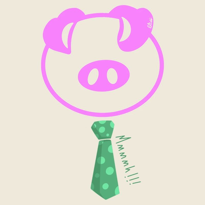 Mmmmhh! Das Pop-Krawatte-Schwein