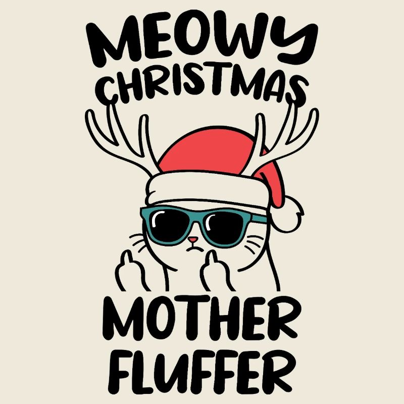 Chattes Mamans Poulettes de Noël Miaulées