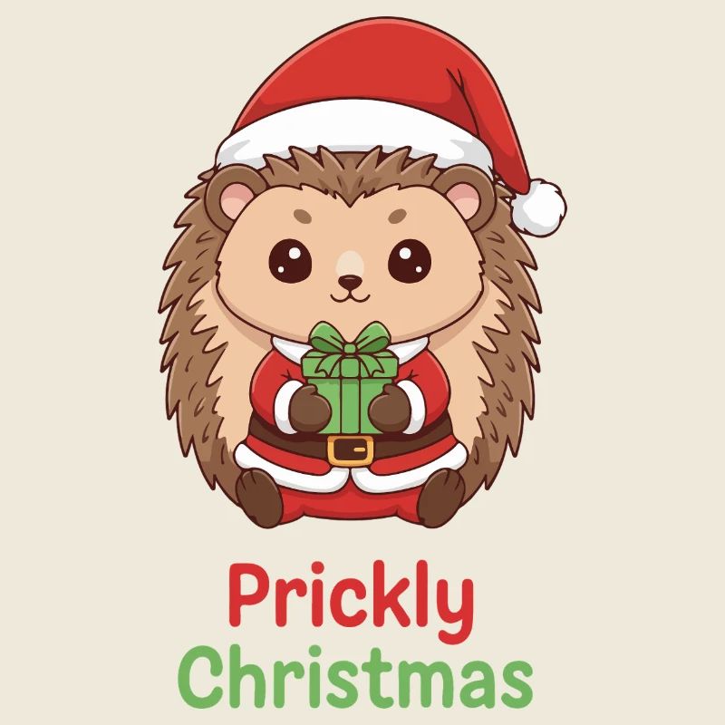 Hérisson de Noël épineux