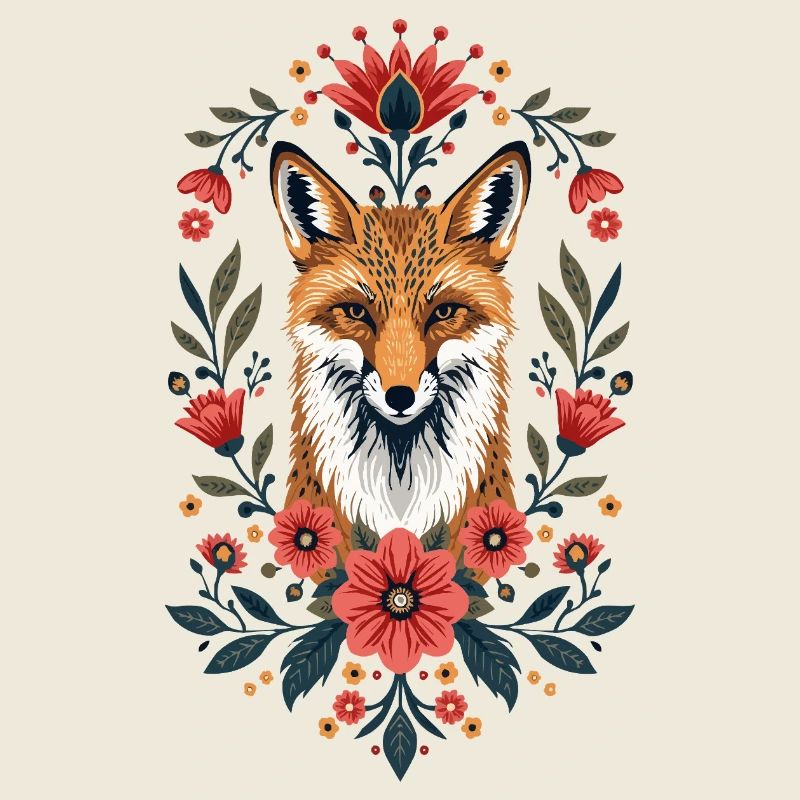 Blumenfuchs Porträt