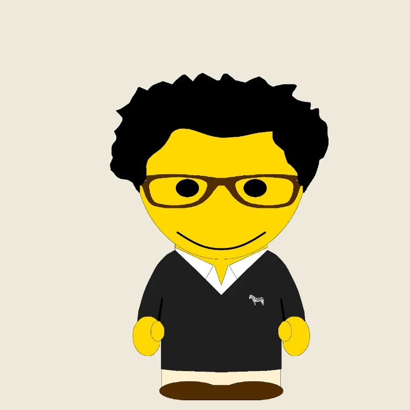 GEEKLEY avatar lunettes pull col V noir