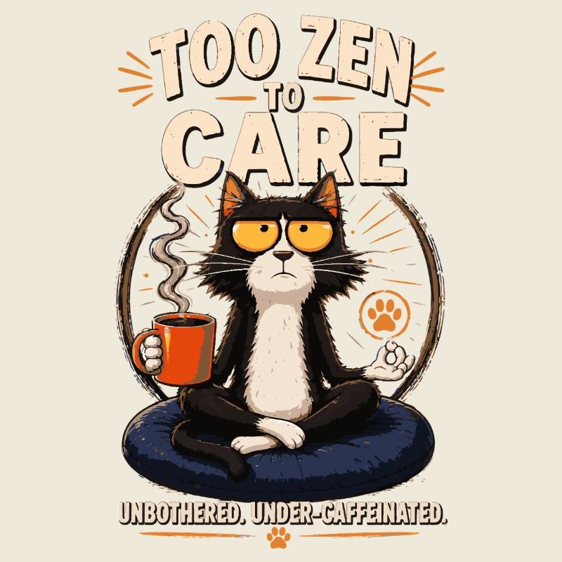 Trop zen pour s’en soucier, Chat