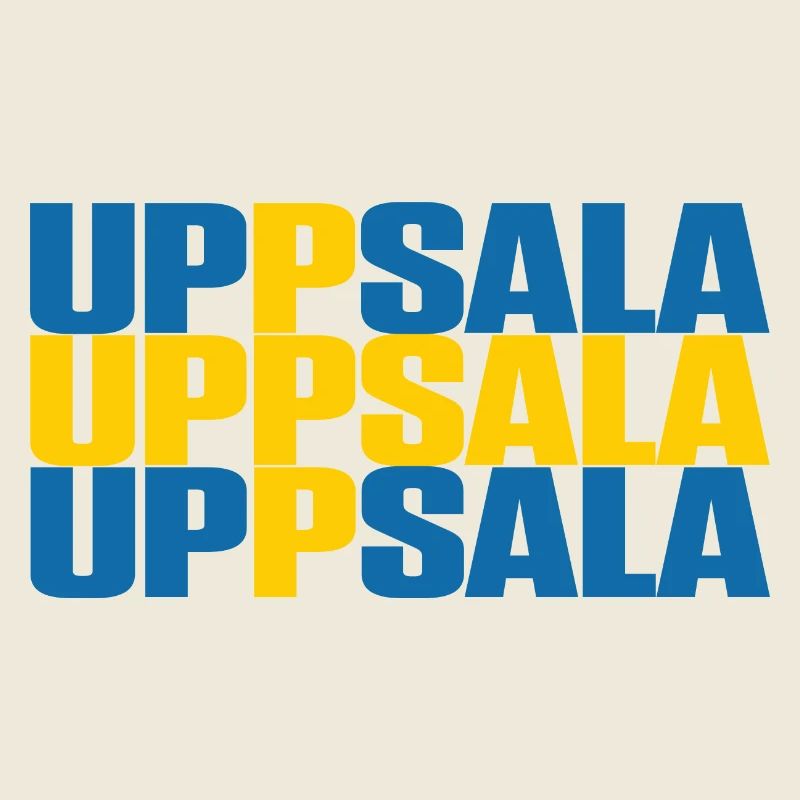 Uppsala Suède Drapeau