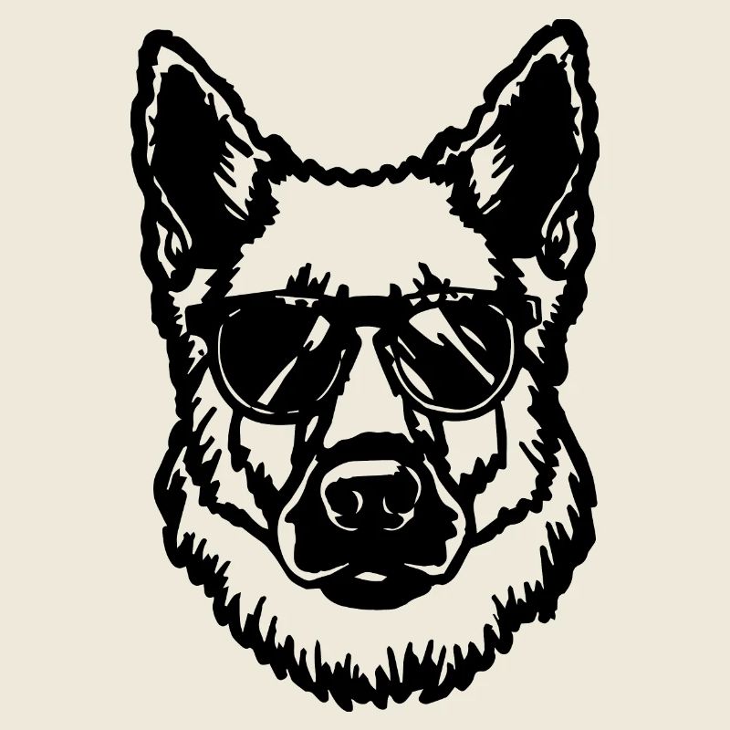 Schäferhund Hund Hundekopf