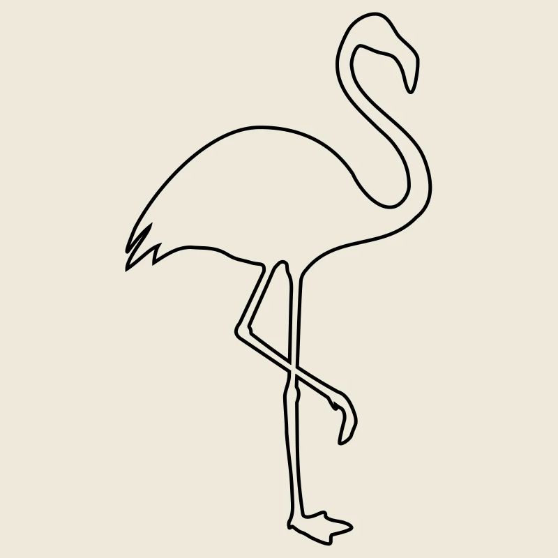 Flamingo Silhouette Sommer Sonne Strand