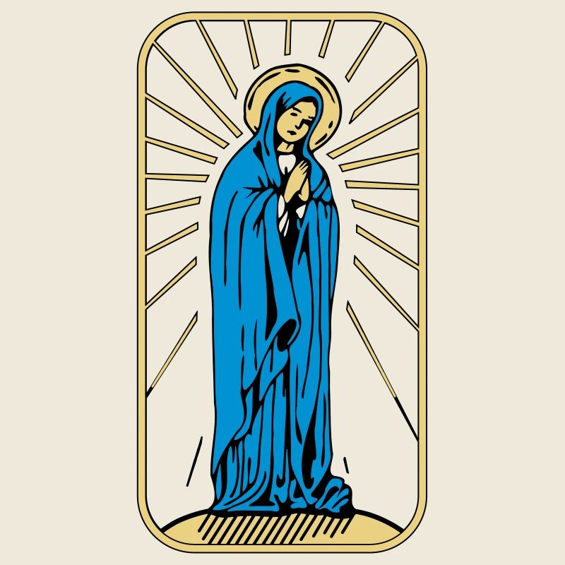 Sainte Marie sans arrière-plan