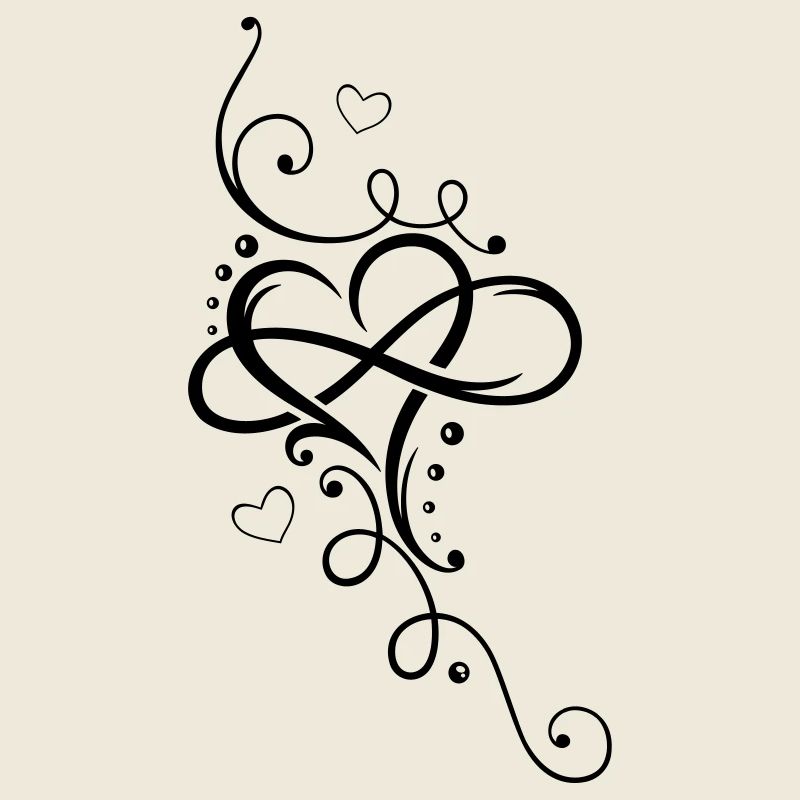 Herz, Unendlichkeit, heart, infinity