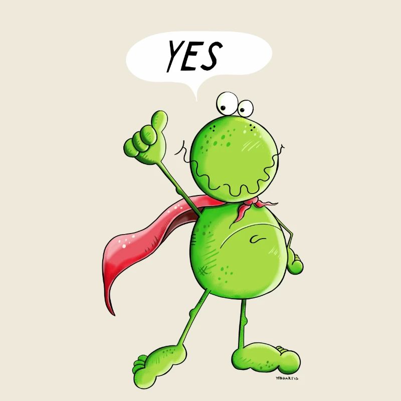 Super Frog - Frogs - Comic - Cartoon