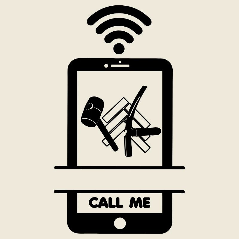 Appelez-moi téléphone Pavage chez pavé de maison