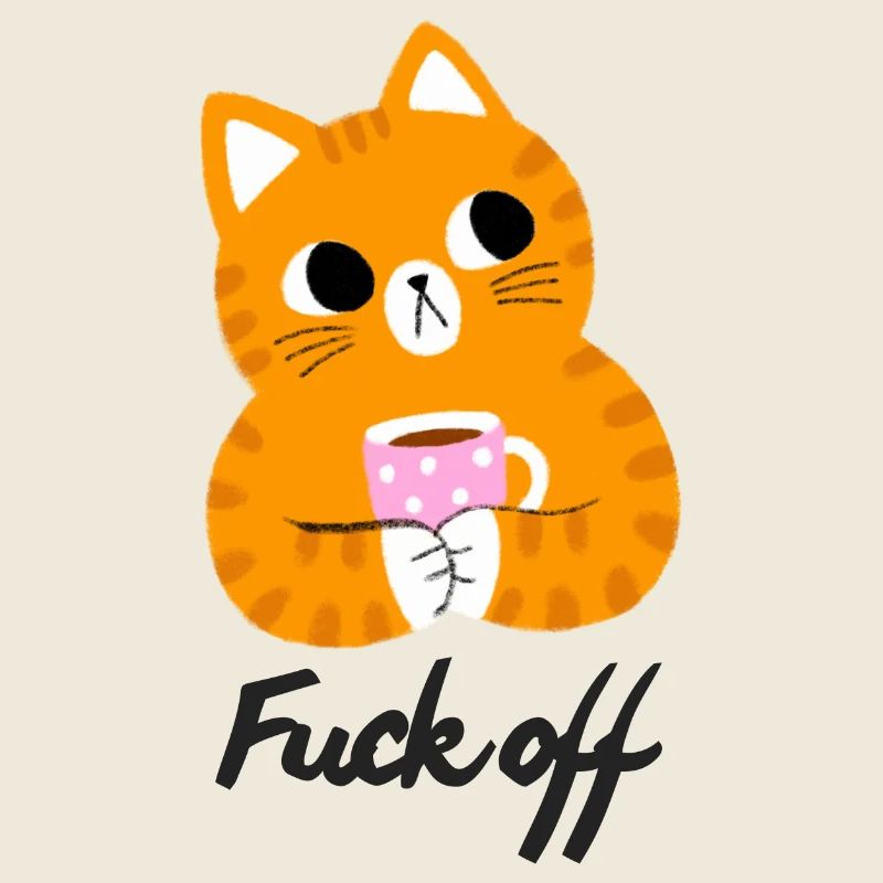 Chat agacé