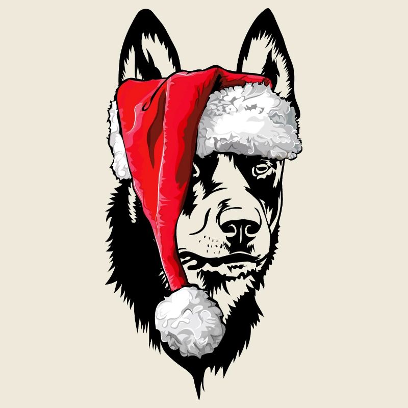 Père Noël australien Kelpie Chiens de Noël Wilsigns