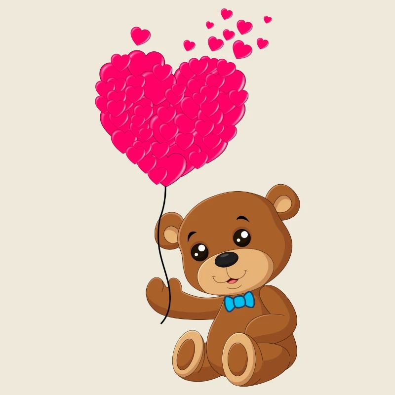 Teddybär mit Herz