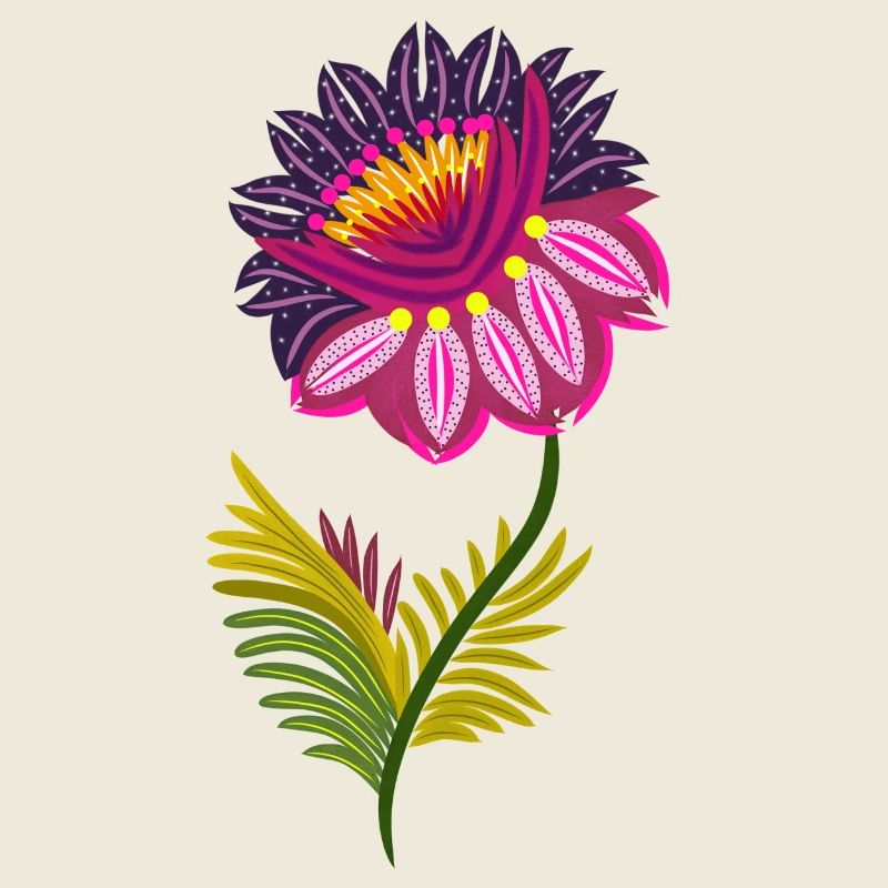 Belles fleurs isolées